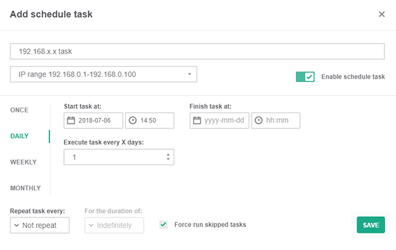 Выберите подходящий вам режим работы